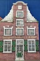 Backsteinhaus Fassaden Kulisse mieten – Hausfassade, handgemalt – 4