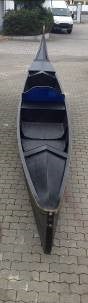 Venezianische Gondel mieten – Holz-Gondel, rollbar, für romantisches Venedig-Flair (ca. 650 cm)