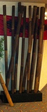 Bambus-Raumtrenner mieten – Trennwand & Sichtschutz, 2 Sets – 2