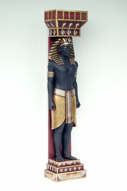 Säulengötter Figuren mieten – ägyptische Statuen 205 cm, Pharao & Pyramiden Deko