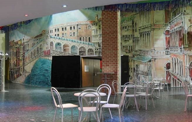 Rialtobrücke-Kulisse mieten - Venedig & Italien, 4-teilig handgemalt – 2