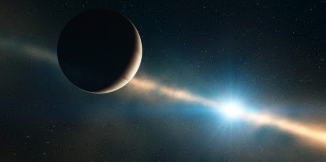 Weltraum-Kulisse mieten - Planet, Weltall & Galaxie, Digitaldruck B1