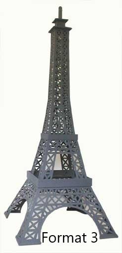 Eiffelturm mieten - Paris Wahrzeichen bis 550 cm in 3 Größen Frankreich-Deko – 3