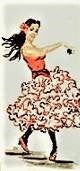 Tänzerinnen Cut-Outs mieten – Spanien & Flamenco Event-Dekoration | B1-zertifiziert – 3