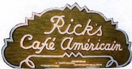 Casablanca Rick's Café Lauflicht mieten – Leuchtreklame Film & Hollywood Deko