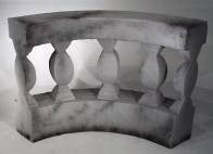 Balustraden gebogen mieten – antikes Geländer ca. 110 x 90 cm, mehrere Sets