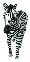Zebra-Figur mieten – Deko für Savanne, Afrika, Zoo & Wildtier-Motto – 3