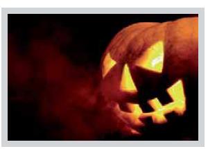 Halloween-Kulissen mieten – Gruselschloss, Kürbis & mehr, 4 Motive, freistehend – 2