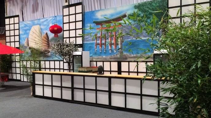 Paravent mieten – Raumteiler für China-, Japan- & Asien-Deko, B1 zertifiziert – 2