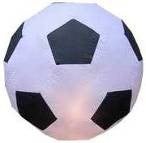 XXL Fußball mieten – aufblasbar & beleuchtet, Ø 120 cm Eyecatcher – 2