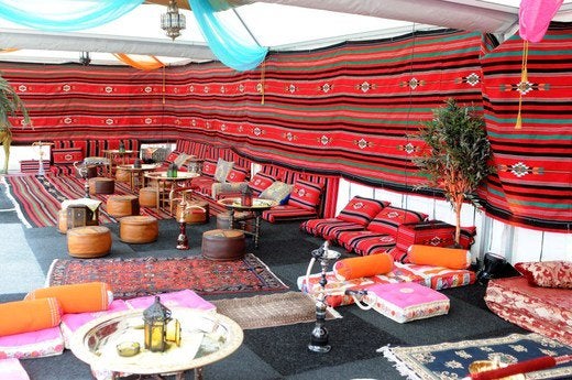 Berberzelt-Lounge mieten – orientalische Zelt-Lounge für bis zu 30 Gäste – 3