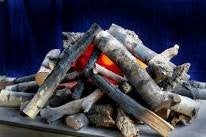 Feuerstelle mieten - Lagerfeuer Hexentanz Halloween Deko