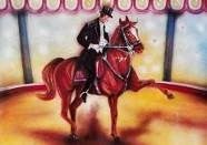 Zirkus-Kulisse mieten – Pferd mit Reiter & Manege Event-Dekoration | B1-zertifiziert – 2