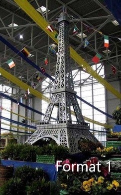 Eiffelturm mieten - Paris Wahrzeichen bis 550 cm in 3 Größen Frankreich-Deko