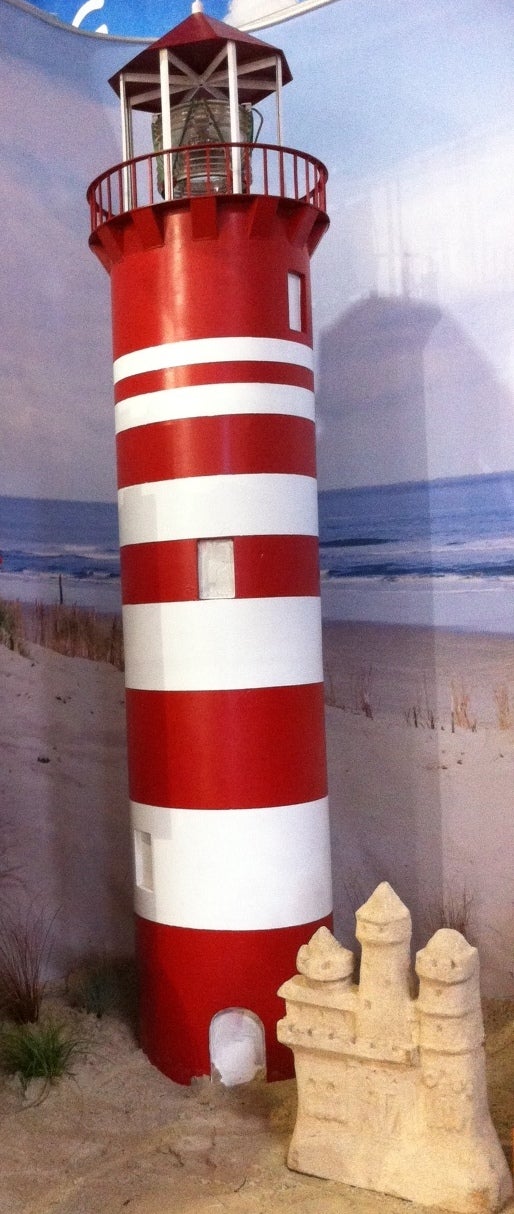 Leuchtturm mieten – maritime Deko bis ca. 454 cm, teils beleuchtet, mehrere Formate