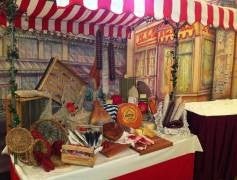Marktstand mieten - Verkaufshütte & Buffetstand mit Markisendach, 200 cm – 2