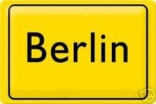 Ortsschild Berlin mieten – Deko-Schild Hauptstadt für Events & Film