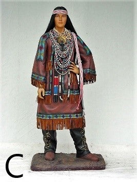 Indianer-Figuren mieten – lebensgroße Western-Deko in mehreren Ausführungen – 3