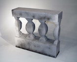 Antike Balustraden mieten – patiniertes Holz, 140 x 90 cm Deko