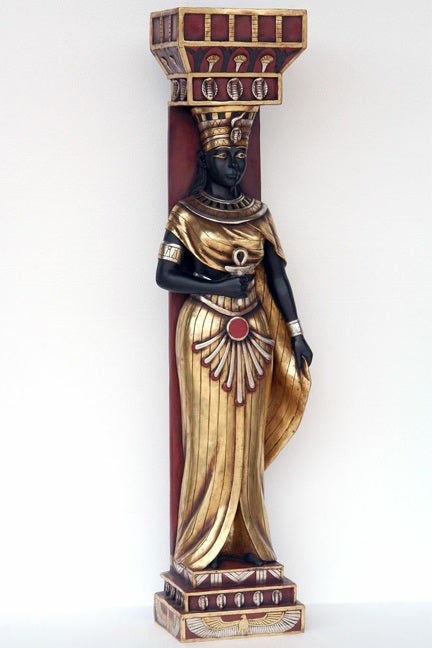 Säulengötter Figuren mieten – ägyptische Statuen 205 cm, Pharao & Pyramiden Deko – 2