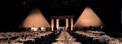 Ägyptische Pyramide mieten – begehbar od. geschlossen, ca. 9 m, Event-Kulisse – 2