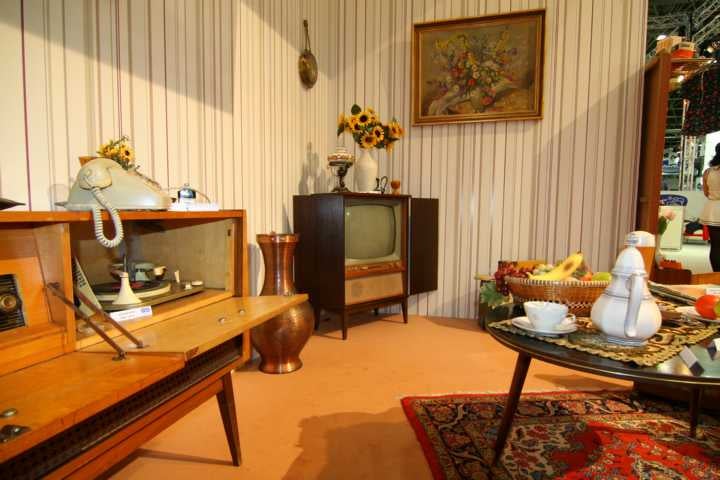 Retro-Radio & Fernseher mieten - 50er & 60er Jahre Deko, antik – 2
