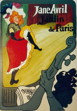 Jane-Avril-Kulisse mieten - Frankreich & Paris, handgemalt auf Paneele – 2