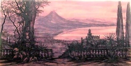 Napoli Kulisse mieten – Italien-Bühnenbild Neapel, ca. 8,5 m breit, handgemalt