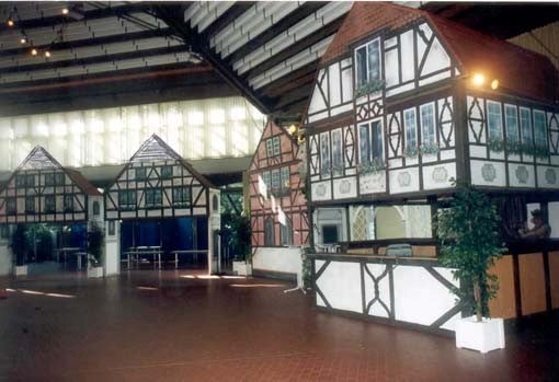 Fachwerk Fassaden mieten – Fachwerkhaus-Kulisse, Buffet- & Ausschankstand – 3