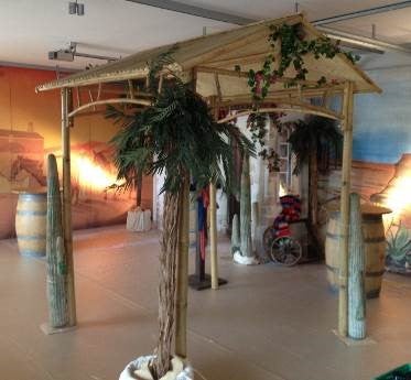 Bambushütte mieten - Strandhütte aus Bambus für Beach- & Sommer-Events