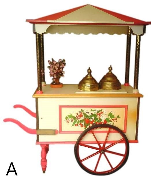 Nostalgischer Eiswagen mieten – funktionsfähig, 3 Ausführungen, Kühlung 220 V / Trockeneis – 2