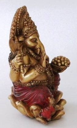 Indische Gottheiten mieten – Ganesha & Vasudhara Tischfiguren, Indien Deko – 4
