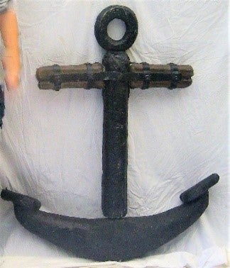 Schiffsanker mieten – maritime Deko, vollplastisch, ca. 110 cm hoch
