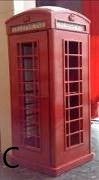 Englische Telefonzelle mieten – London-Deko in mehreren Größen – 3