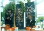 Hollywood-Kulisse mieten - Stars der 50er & 60er Jahre, handgemalt – 3