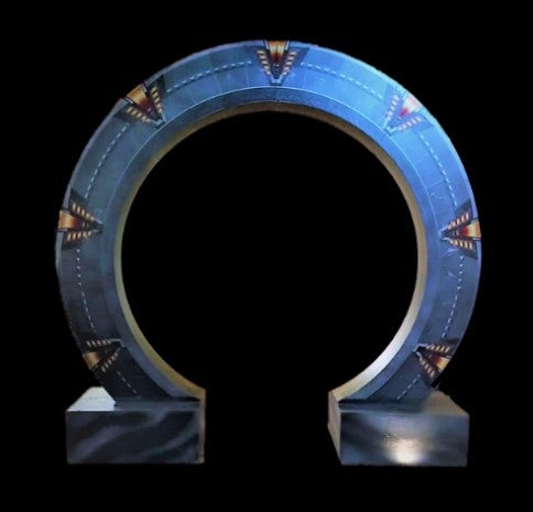 Weltraum-Gate mieten – 3D-Galaxie-Kulisse als Durchgang für Sci-Fi-Events – 2