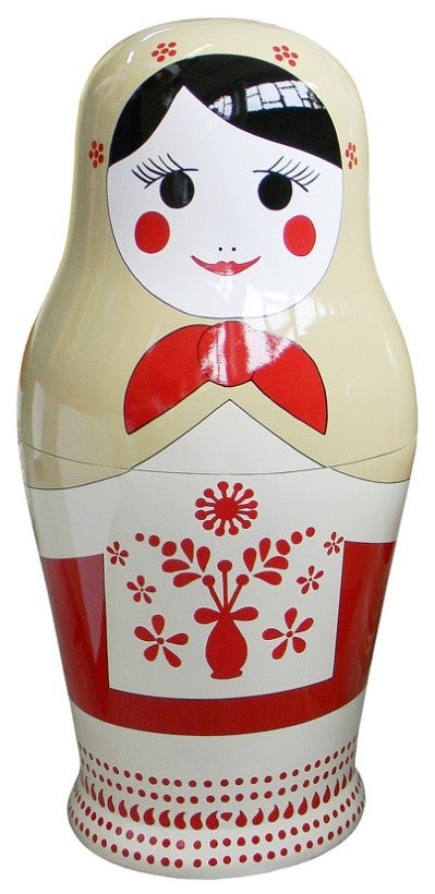 Matroschka-Figur mieten – ca. 150–300 cm, Russland-Deko fürs Event – 2