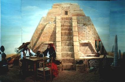 Tempelanlage mieten – Inka-/Maya-/Azteken-Tempel, vollplastisch, freistehend (ca. 450×400 cm) – 2