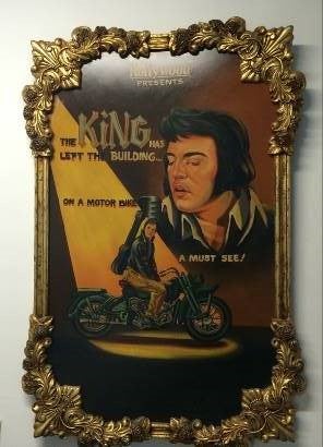 Gemälde „King of Rock" mieten – handgemalt & gerahmt, ca. 1,1 x 1,8 m