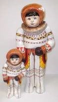 Eskimo-Figuren mieten – lebensgroß ca. 50 & 100 cm, Polar-/Iglu-Deko fürs Event – 2
