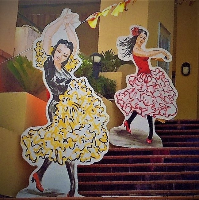 Tänzerinnen Cut-Outs mieten – Spanien & Flamenco Event-Dekoration | B1-zertifiziert