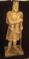 König Artus Figur mieten - Excalibur Statue 200 cm Mittelalter-Deko