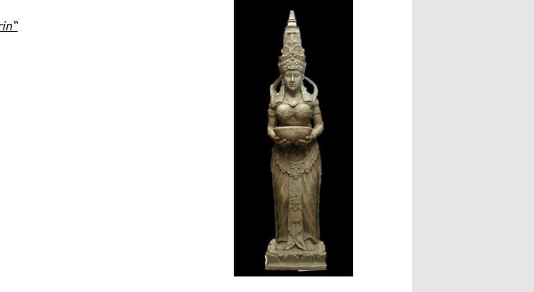 Indische Tempeltänzerin mieten – Figur 180 cm, Indien Event-Dekoration