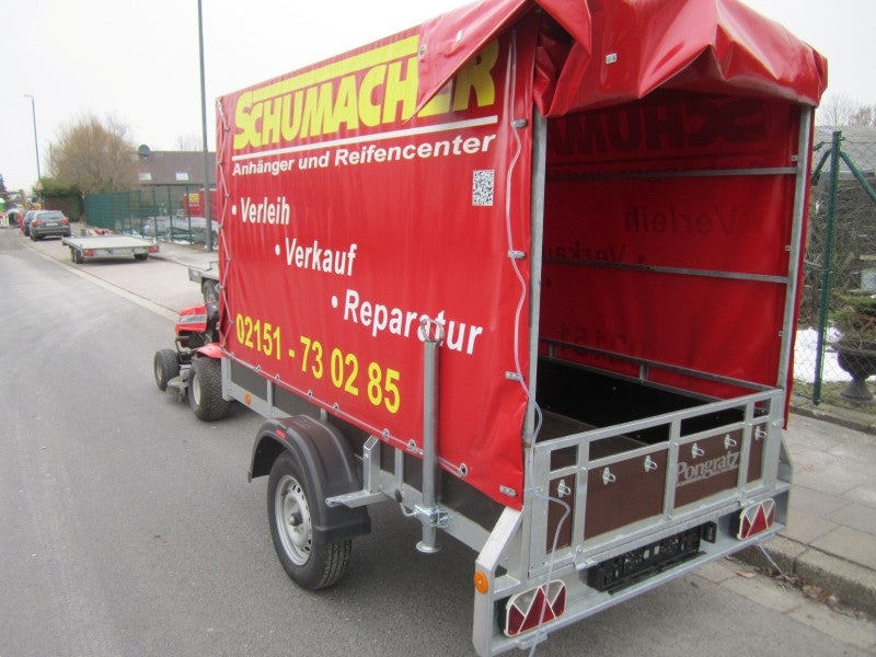 Planenanhänger mieten – Umzugs- & PKW-Anhänger, führerscheinfrei, 750 kg – 4