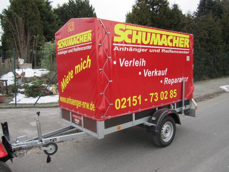 Planenanhänger mieten – Umzugs- & PKW-Anhänger, führerscheinfrei, 750 kg – 2