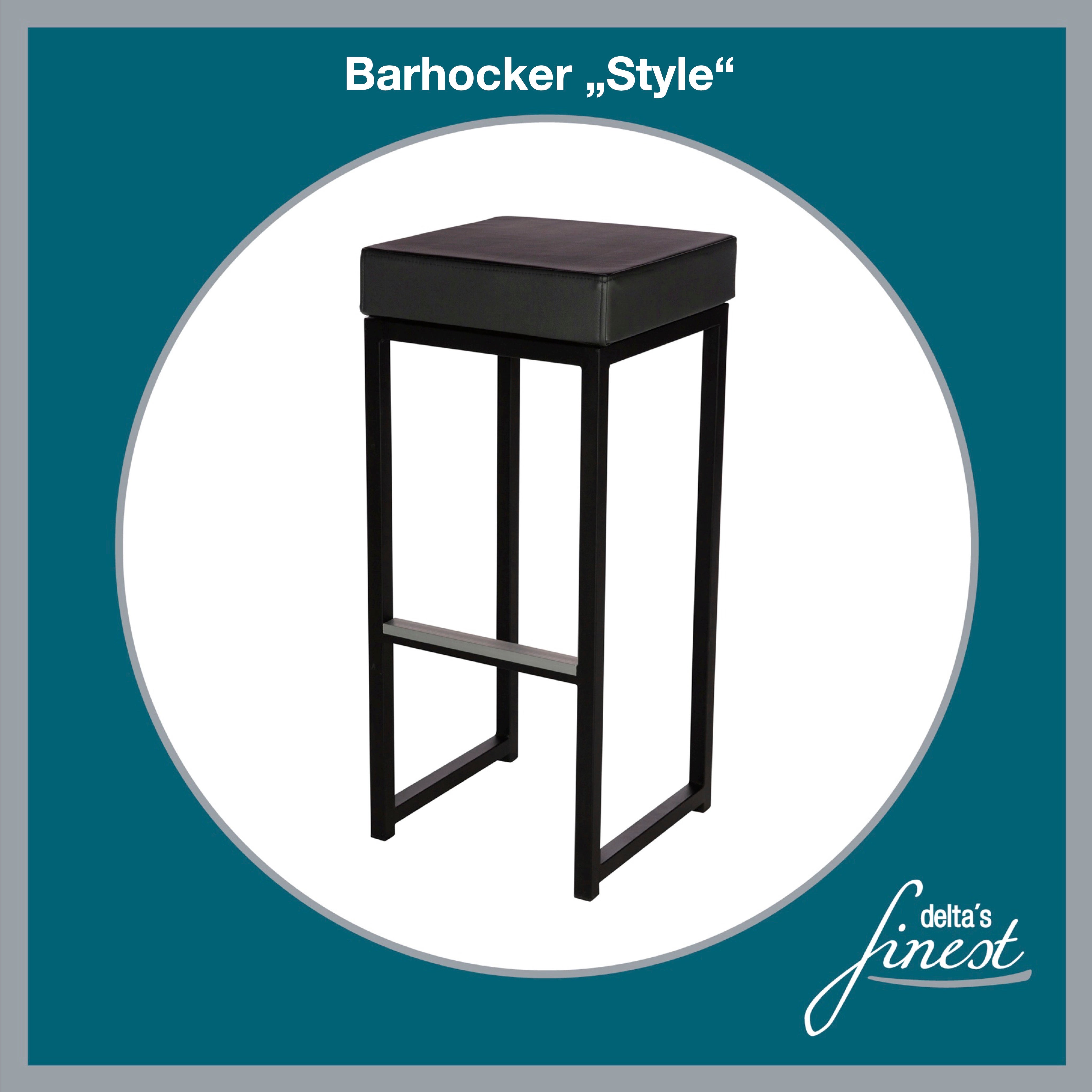 Barhocker Style mieten – Tresenstuhl & Lounge-Hocker in Schwarz oder Weiß