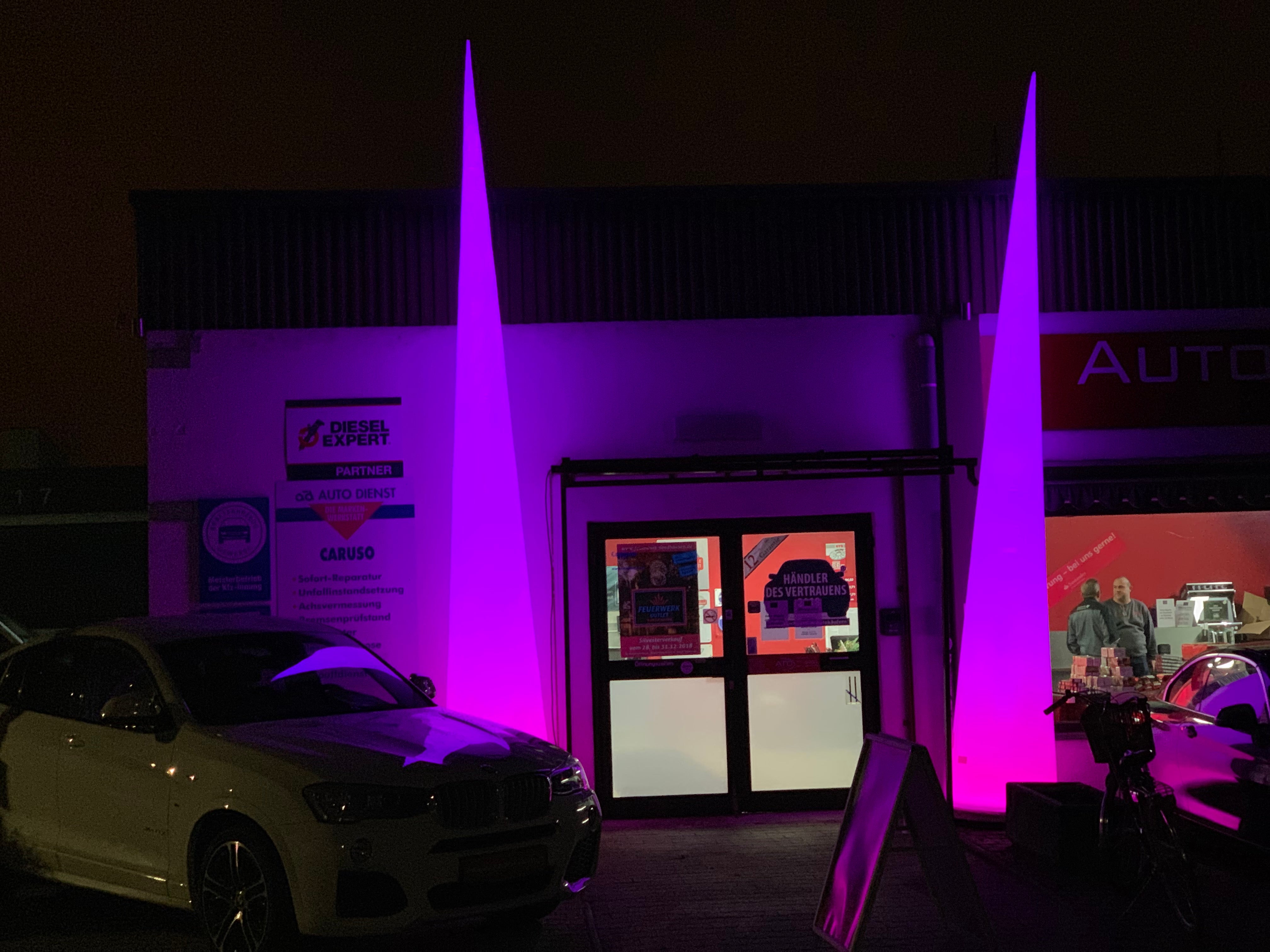 Aircone LED6 mieten – Lichtsäule ca. 6 m mit Lichteffekt für Events – 2