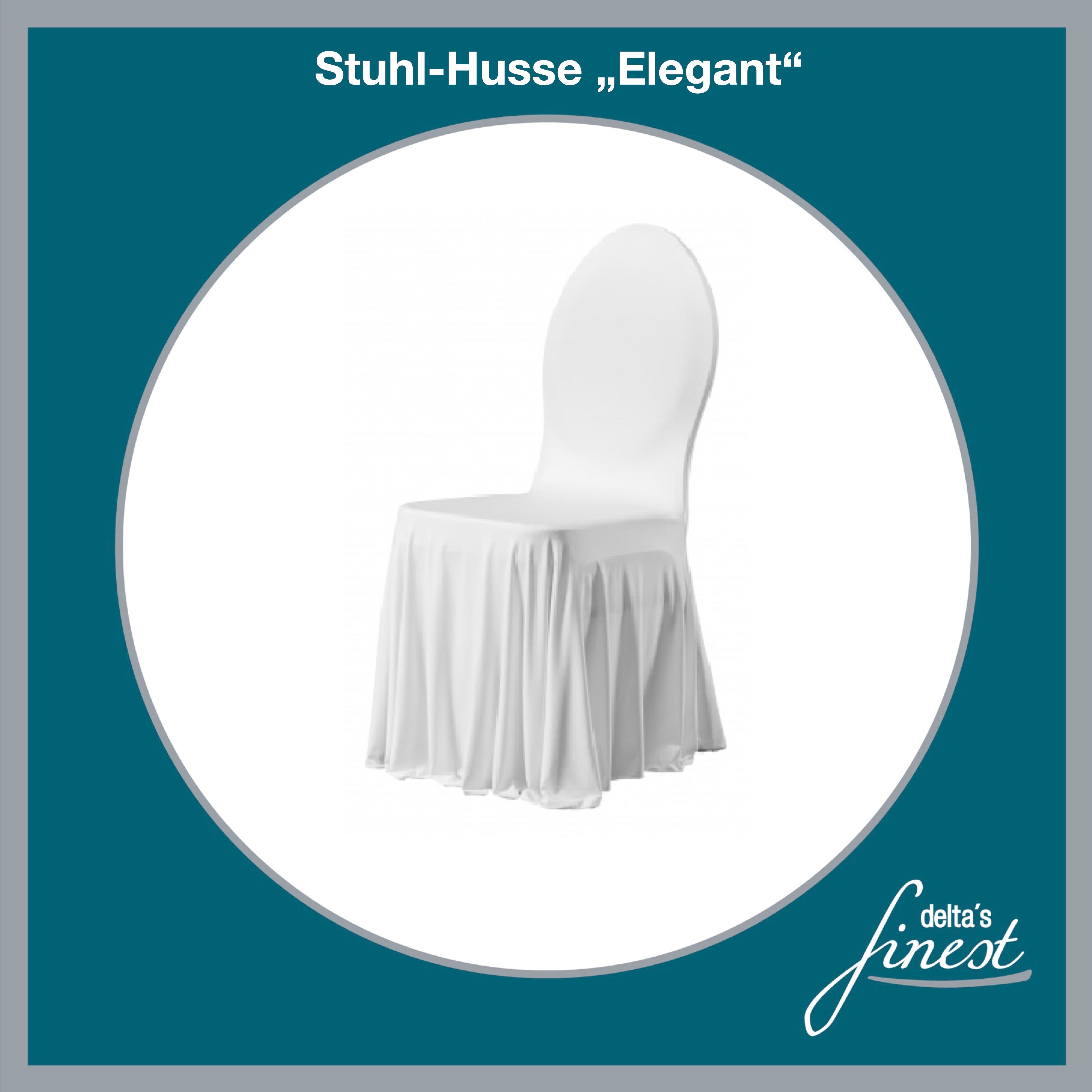 Stuhlhusse mieten – Stretchhusse / fallende Husse, Reinigung inklusive – 2