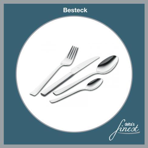 Besteck mieten – Menübesteck BSF (Zwilling) Serie Elegant, inkl. Reinigung