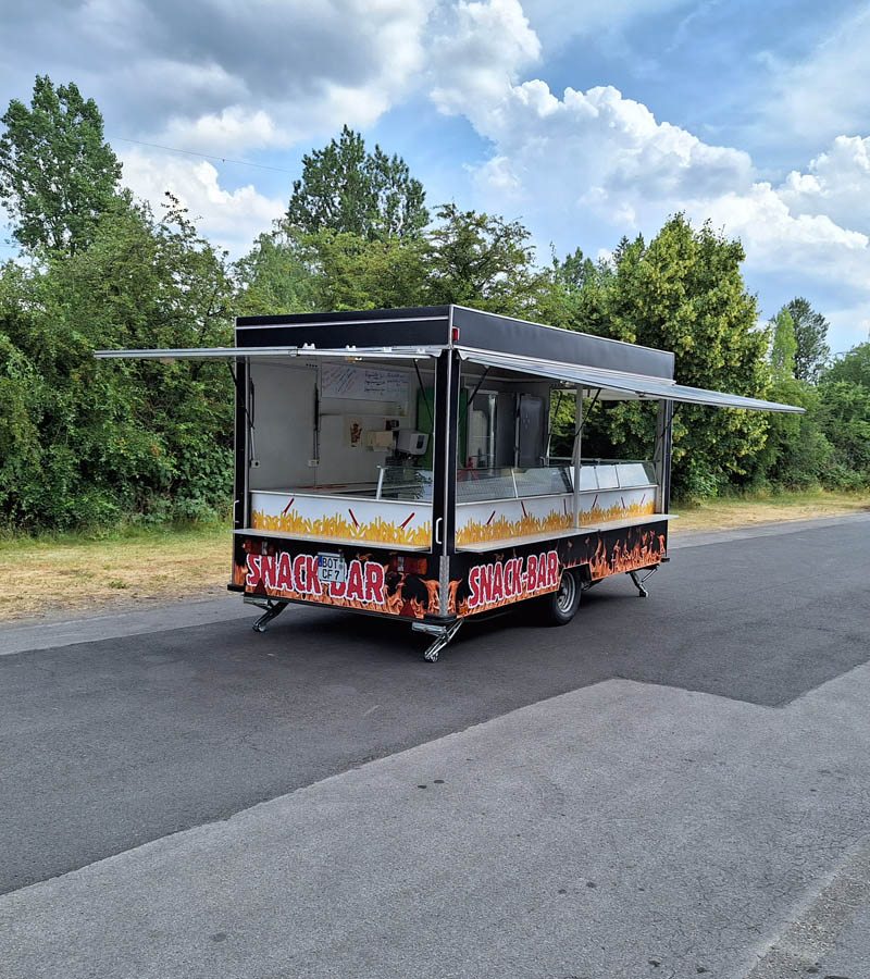 Mobiler Food Trailer mieten bei Der Spassmacher